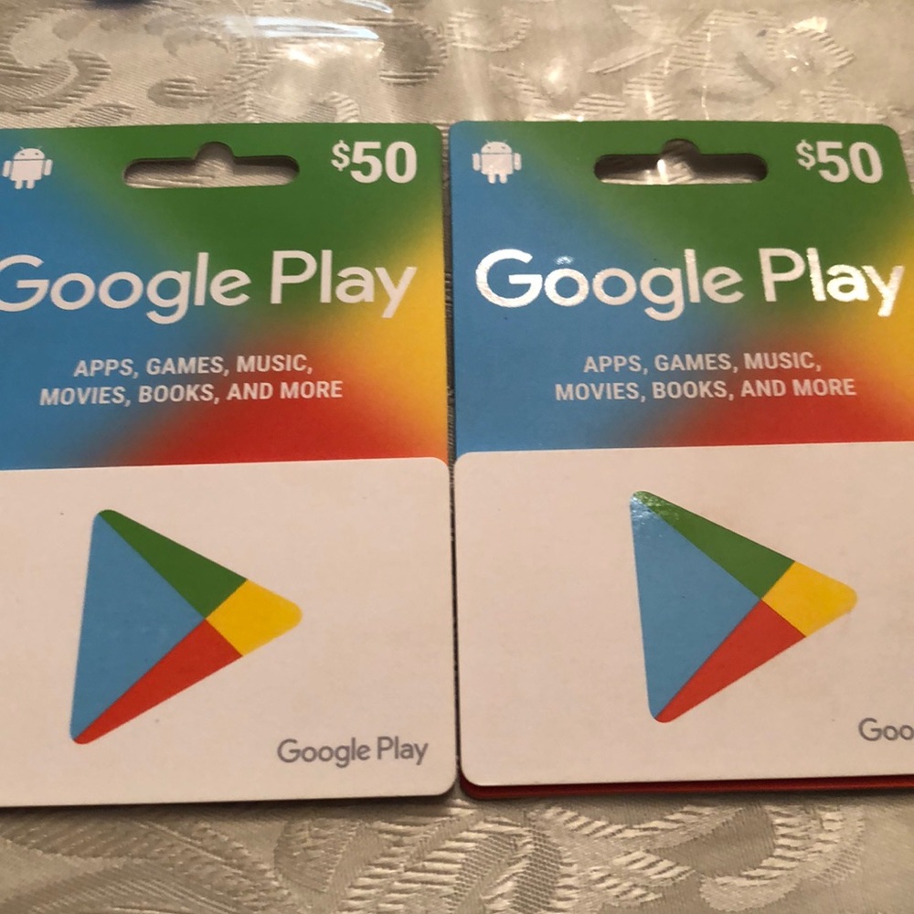 Two Google Play Cards